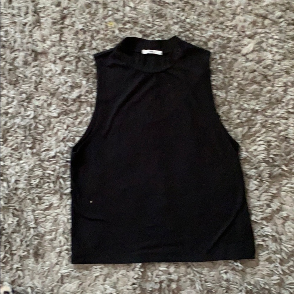 Plus Size Vans Mock Turtleneck Top